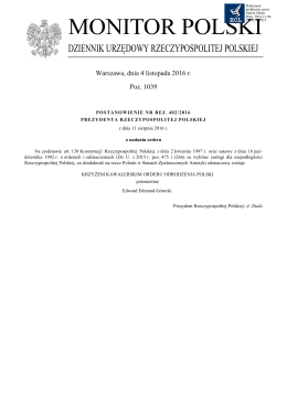 OGŁ - FOTO - Pozycja XXX post - Nr Rej. 402-2016