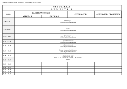 niedziela - Wydzial Elektryczny PCz
