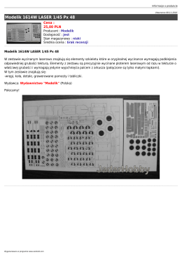 Modelik 1614W LASER 1/45 Px 48