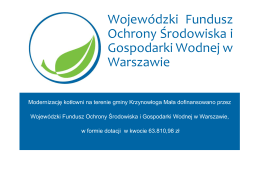 Wojewódzki Fundusz Ochrony Środowiska i