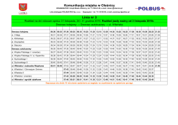 ul. Wileńska (rozkład na DNI ROBOCZE ważny od 03.11