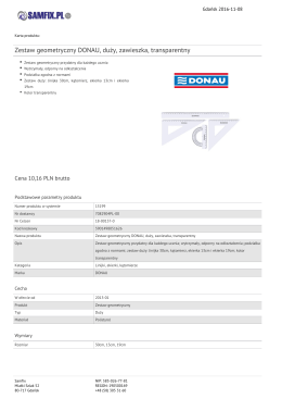 Zestaw geometryczny DONAU, duży, zawieszka, transparentny