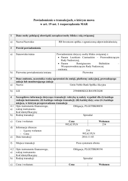 Zawiadomienie RB Investcom Sp. z o.o. 03.11.