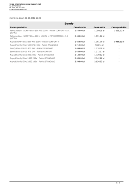 Cennik na dzień: 01-11-2016 05:47 Nazwa produktu Cena brutto