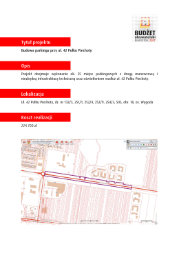 Page 1 obywatelski BIAŁYSTOK 2017 Tytuł projektu Budowa