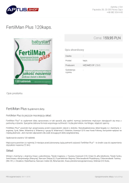 FertilMan Plus 120kaps.