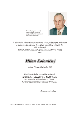 Milan Koloničn&yacute; - pshajdukova.cz