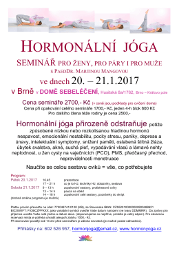 Let&aacute;ček s informacemi zde