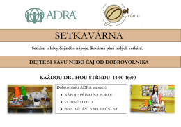 Leták Setkavárna