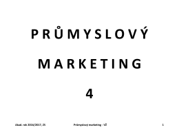 Marketingov&yacute; v&yacute;zkum