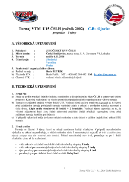 VTM U15 - Vysočina