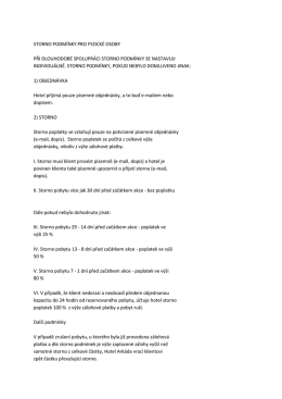 Storno podm&iacute;nky zde pod odkazem