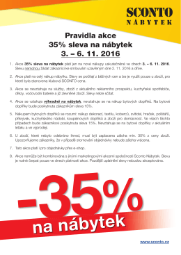 35na nábytek - Sconto Nábytek