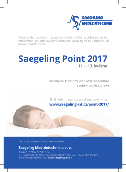 Saegeling Point 2017 - Saegeling Medizintechnik