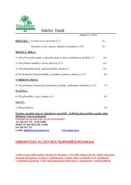 J&iacute;deln&iacute; l&iacute;stek