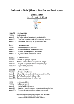 JL - Scolarest - Město Bystřice nad Pern&scaron;tejnem