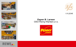 Espen B. Larsen CEO Penny Market s.r.o.