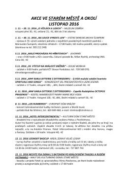 Akce v okolí zobrazíte kliknutím zde