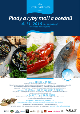 večer plný delikates a zábavy