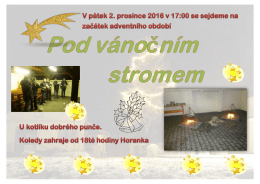 Pod v&aacute;nočn&iacute;m stromem