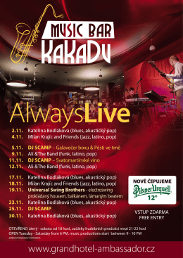 Music Bar KaKaDu - Grandhotel Ambassador