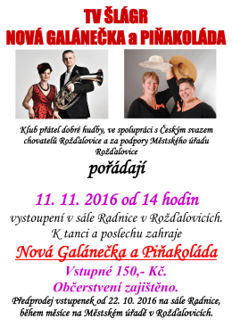 Nov&aacute; Gal&aacute;nečka a Piňakol&aacute;da