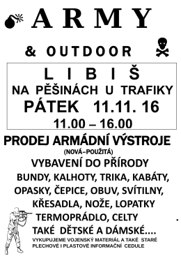L   I   B   I   Š PÁTEK 11.11. 16