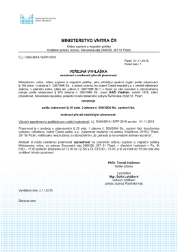 GAŽI Vladim&iacute;r - Ministerstvo vnitra Česk&eacute; republiky