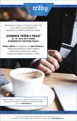 Inzerce - Pozv&aacute;nka na konferenci