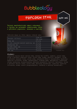 popcorn star - Bubbleology