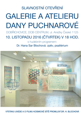 galerie a atelieru dany puchnarové