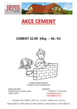 akce cement