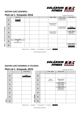 Plat&iacute; od 1. listopadu 2016 Plat&iacute; od 1. listopadu 2016