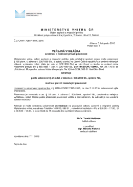 BASDORJ Sarnai - Ministerstvo vnitra Česk&eacute; republiky
