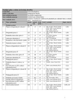 Učitelství všeobecně vzdělávacích předmětů pro základní školy a