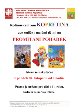 Promítání pohádek