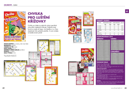 Cen&iacute;k inzerce v časopisu