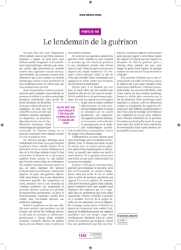 Téléchargez le PDF - Revue Médicale Suisse