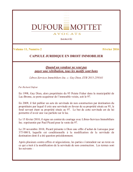 DUFOUR, MOTTET