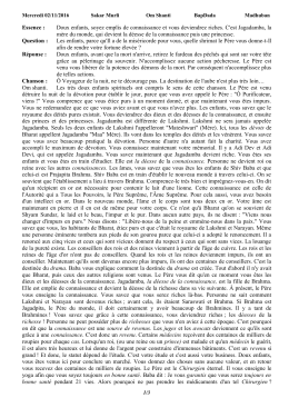 French Sakar Murli of 02/11/2016