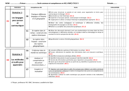 D1 Domaine 1 - Histoire géographie Dijon