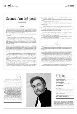 bio biblio - Le Courrier