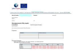 CV type Erasmus plus - fév 17