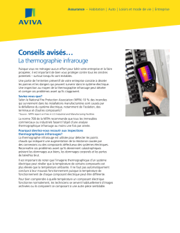 La thermographie infrarouge