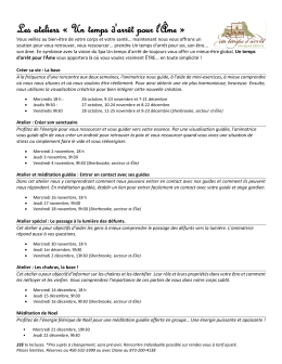 Ateliers offerts au SPA