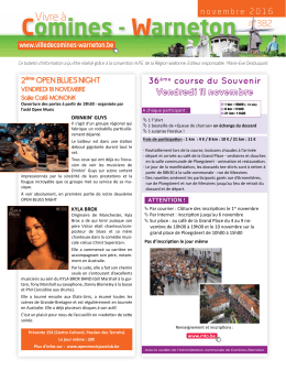 Vivre &agrave; Comines - Novembre 2016 (PDF - 9,6 mo)