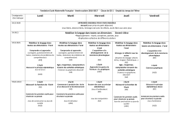 Lundi Mardi Mercredi Jeudi Vendredi