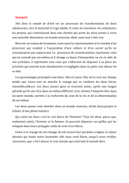 Synopsis Stin dans le monde de Arlok est un processus de