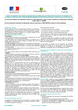 Notice FAC &agrave; destination des c&eacute;r&eacute;aliers