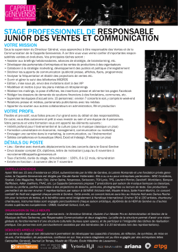 Détail de l`offre - HES